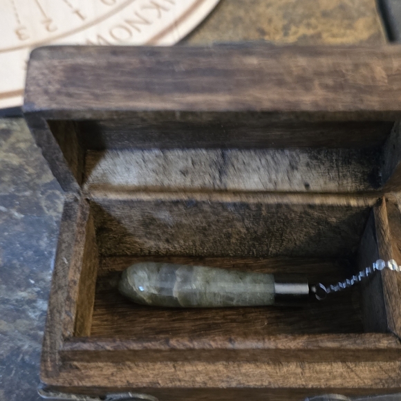 Mystical Wooden Pendulum Board & Pendulum Perfect For Halloween - Picture 4 of 5